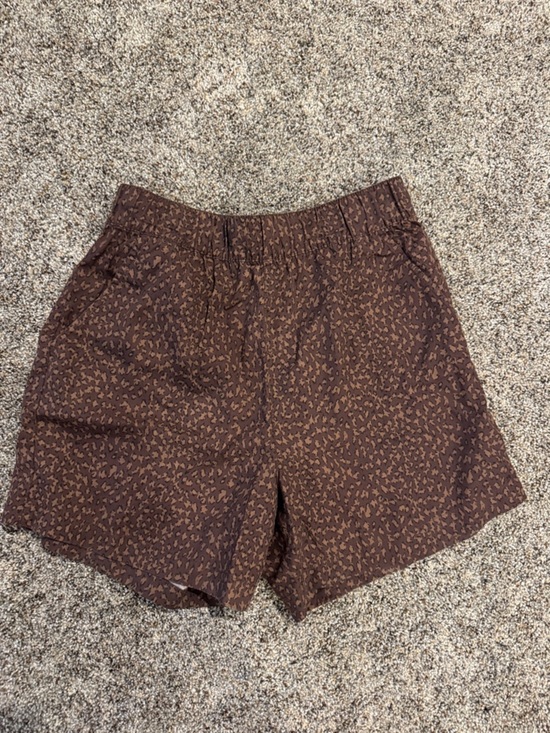 Sanctuary Pants - Sanctuary Brown Printed Bermuda Shorts with Subtle Tan Motif